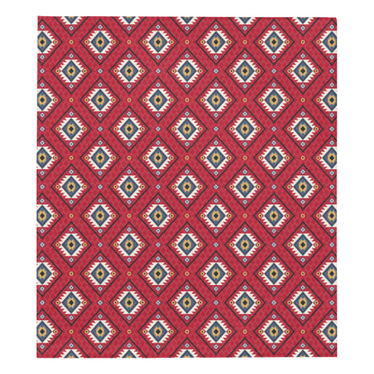Aztec Pattern Print Design 10 Premium Quilt