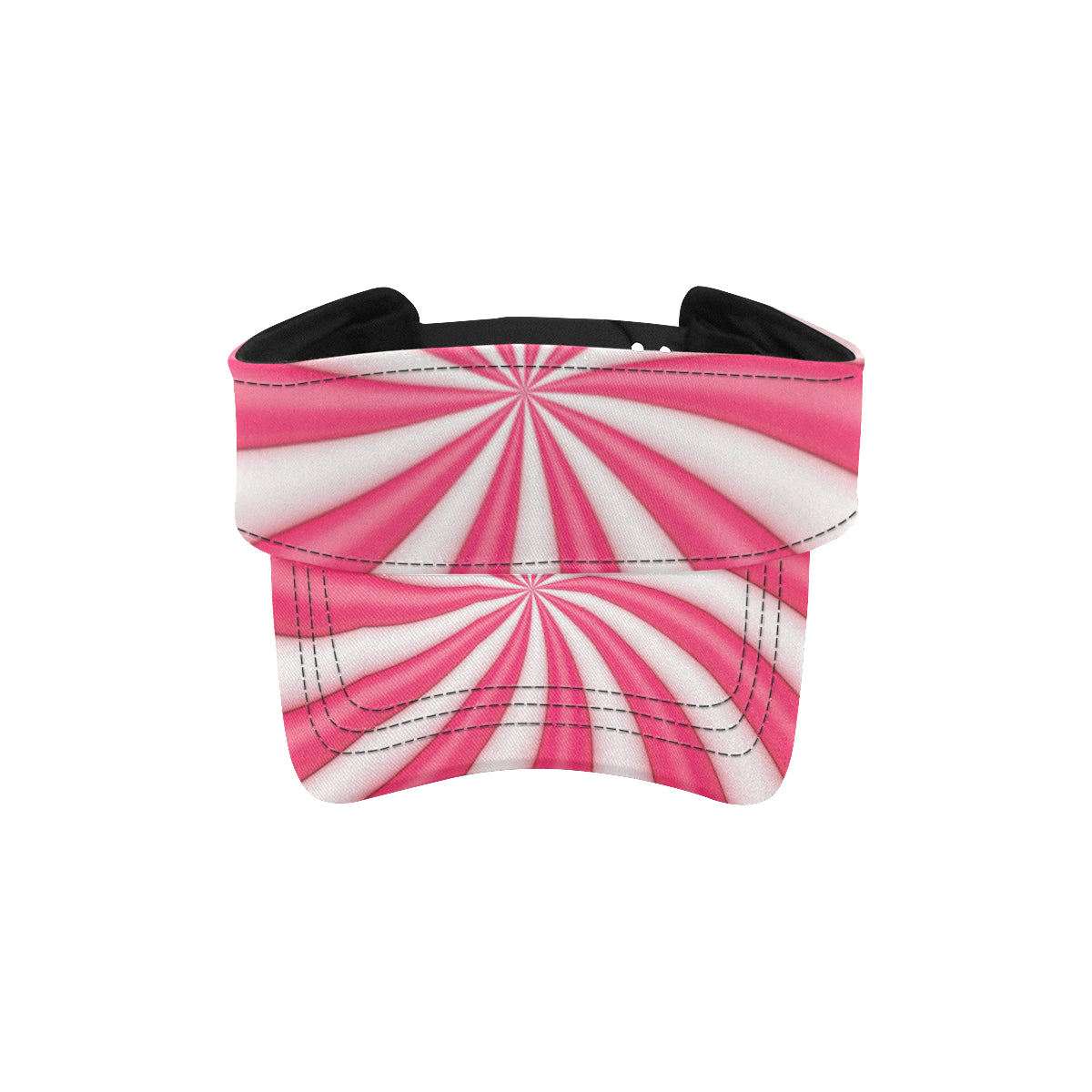 Vortex Twist Swirl Candy Print Unisex Sun Visor