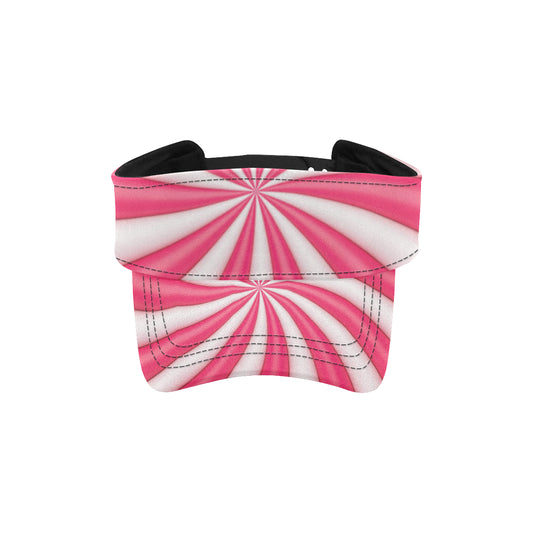 Vortex Twist Swirl Candy Print Unisex Sun Visor
