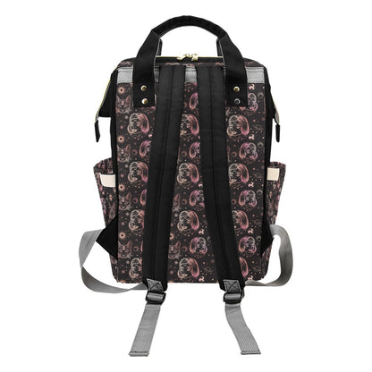 Third Eye Girl Cat Print Design LKS305 Diaper Bag Backpack