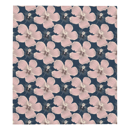 Plumeria Pattern Print Design PM018 Premium Quilt