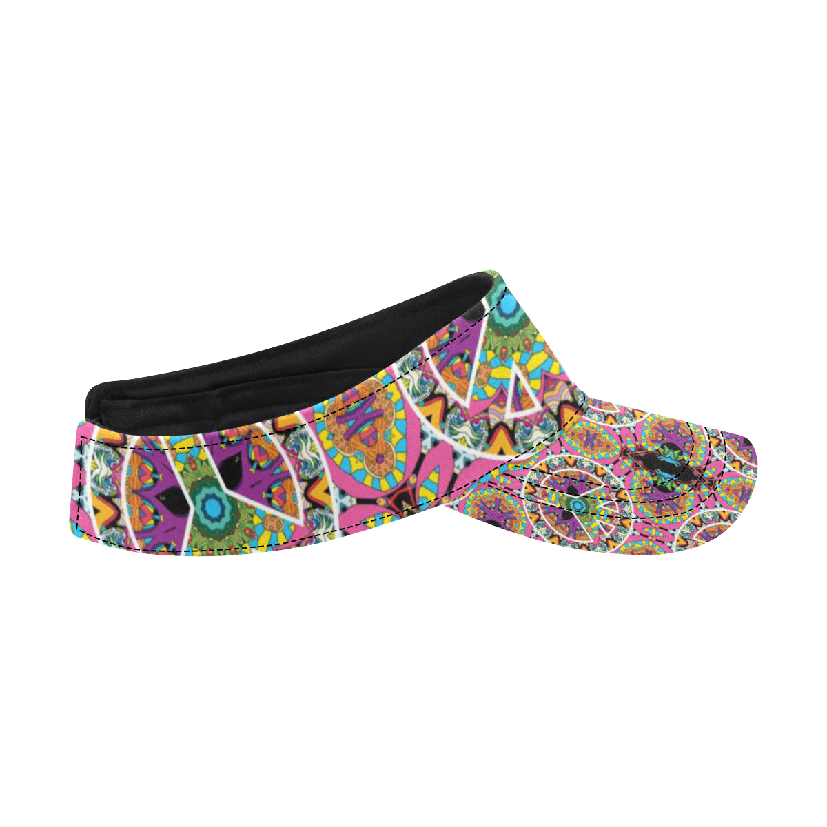 Peace Sign Pattern Print Design A03 Unisex Sun Visor