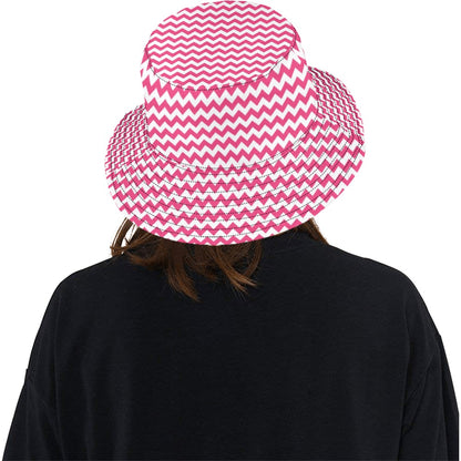 Chevron Print Design LKS402 Unisex Bucket Hat