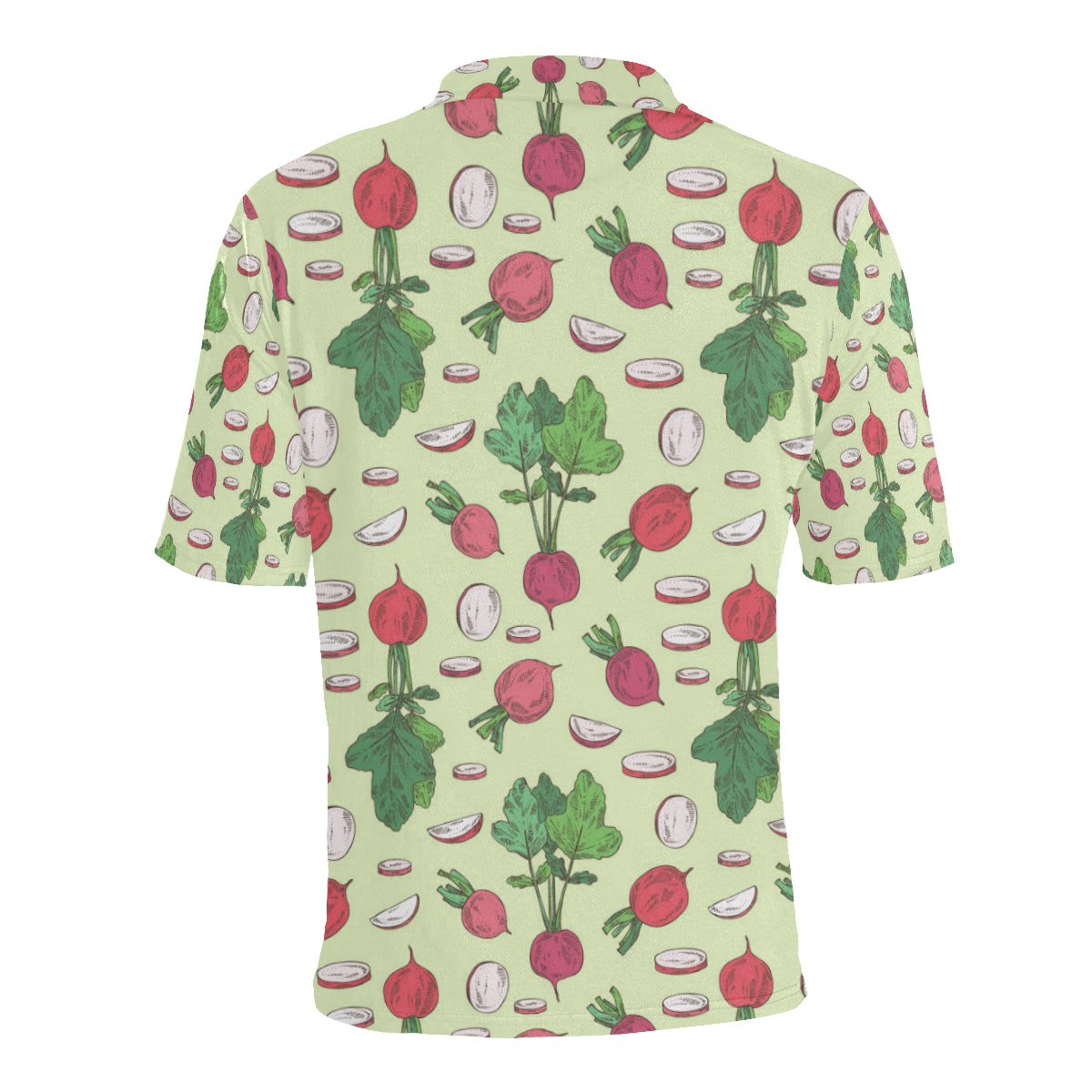 Radish Pattern Print Design A04 Men Polo Shirt