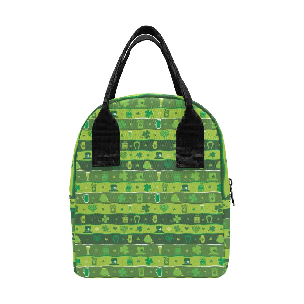 Shamrock Print Design LKS303 Insulated Lunch Bag