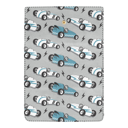Racing Vintage Pattern Print Design A02 Women's Trifold Wallet