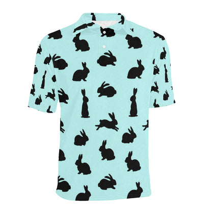 Rabbit Pattern Print Design RB010 Men Polo Shirt