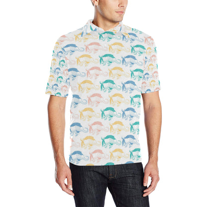 Armadillo Pattern Print Design 05 Men Polo Shirt