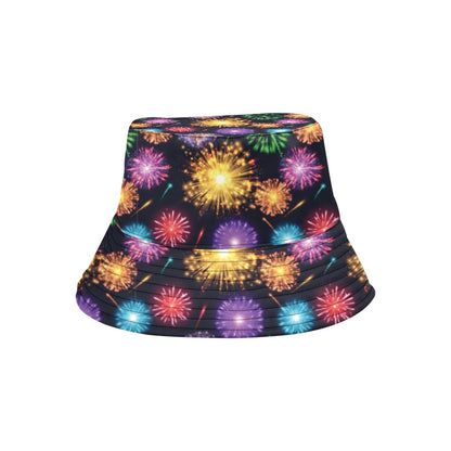 Firework Print Design LKS305 Unisex Bucket Hat