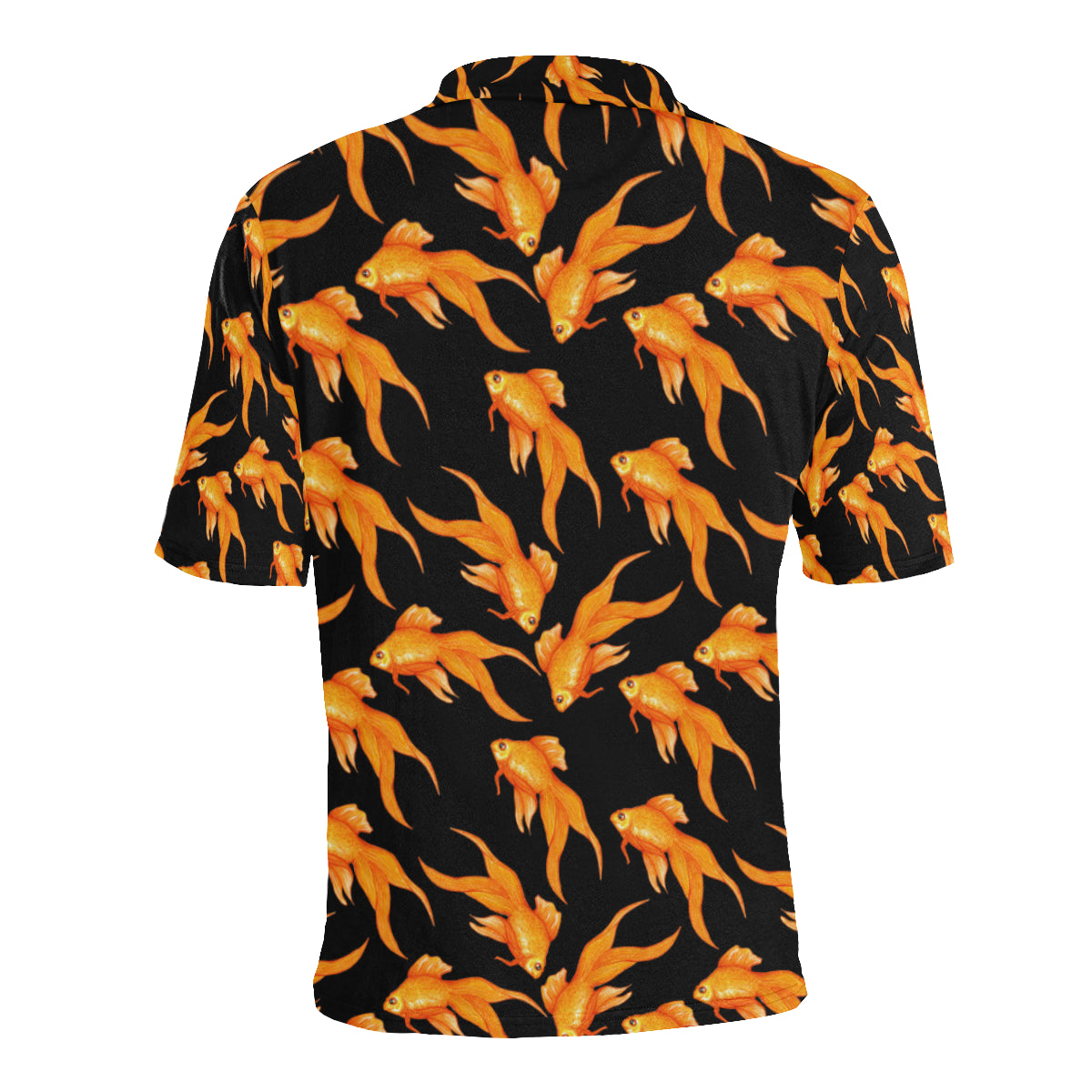 Goldfish Pattern Print Design 03 Men Polo Shirt