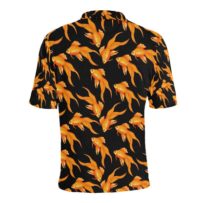 Goldfish Pattern Print Design 03 Men Polo Shirt