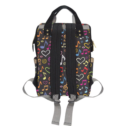 Music note Pattern Print Design A01 Diaper Bag Backpack