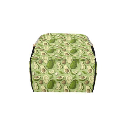 Avocado Pattern Print Design AC03 Diaper Bag Backpack
