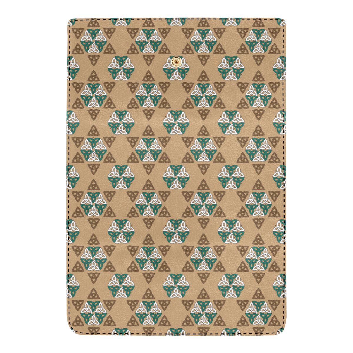 Celtic Pattern Print Design 08 Women's Trifold Wallet