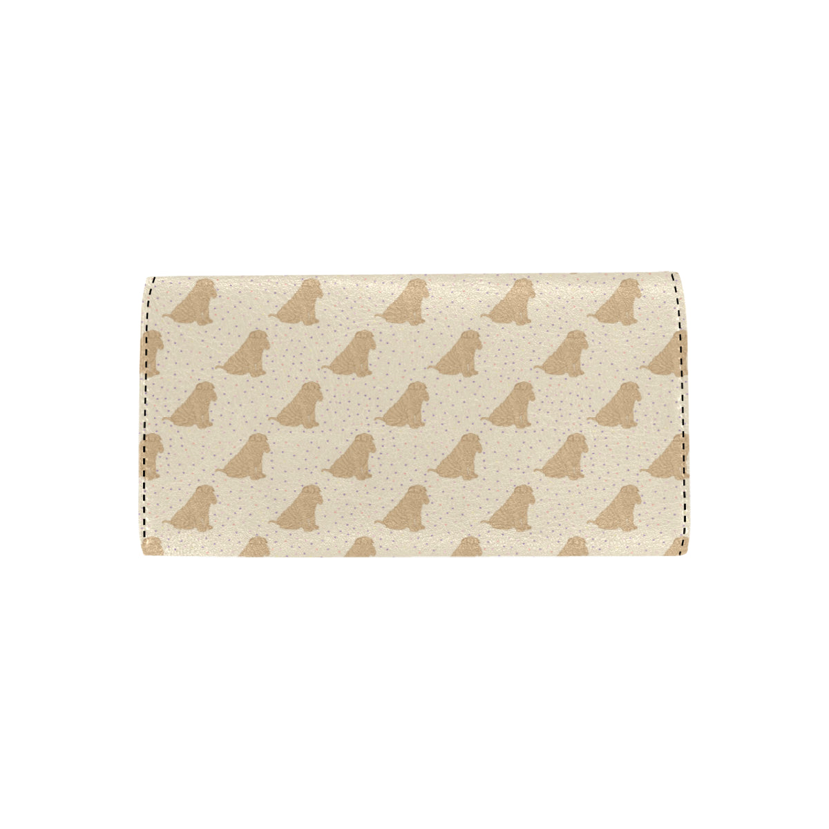 Chinese Shar Pei Pattern Print Design 01 Women's Trifold Wallet