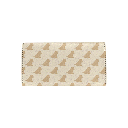 Chinese Shar Pei Pattern Print Design 01 Women's Trifold Wallet