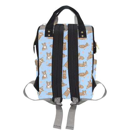 Pembroke Welsh Corgis Pattern Print Design A05 Diaper Bag Backpack