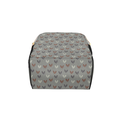 Chicken Pattern Print Design 01 Diaper Bag Backpack
