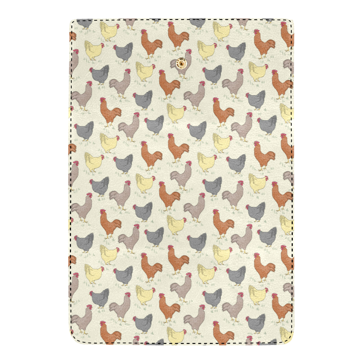 Chicken Pattern Print Design 05 Women's Trifold Wallet