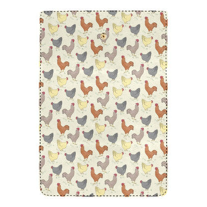 Chicken Pattern Print Design 05 Women's Trifold Wallet