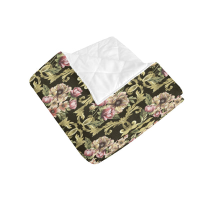 Baroque Pattern Print Design 02 Premium Quilt