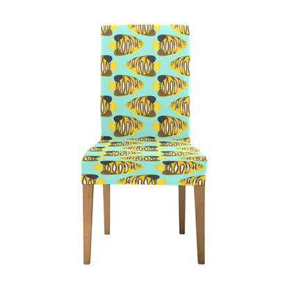Angelfish Print Design LKS402 Dining Chair Slipcover