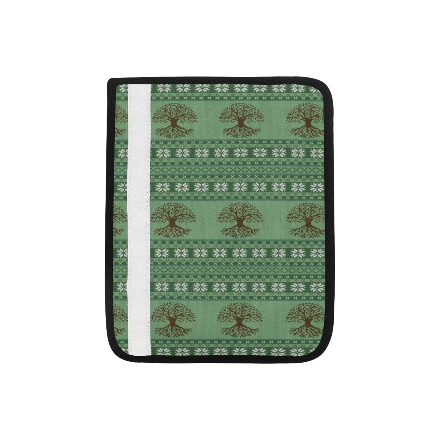 Tree Of Life Knit Style Print Design LKS301 Car Seat Belt Cover
