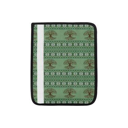 Tree Of Life Knit Style Print Design LKS301 Car Seat Belt Cover