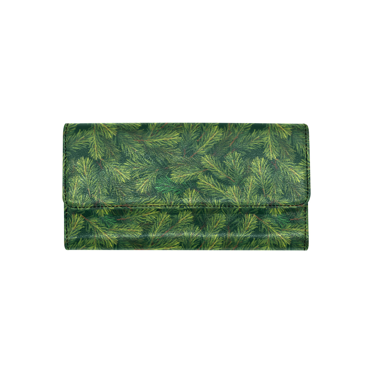 Christmas Tree Pattern Print Design 02 Women's Trifold Wallet