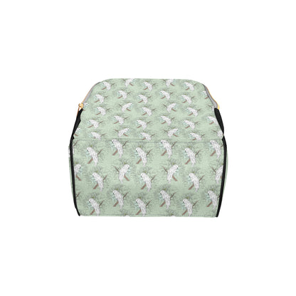 Cockatiel Pattern Print Design 01 Diaper Bag Backpack