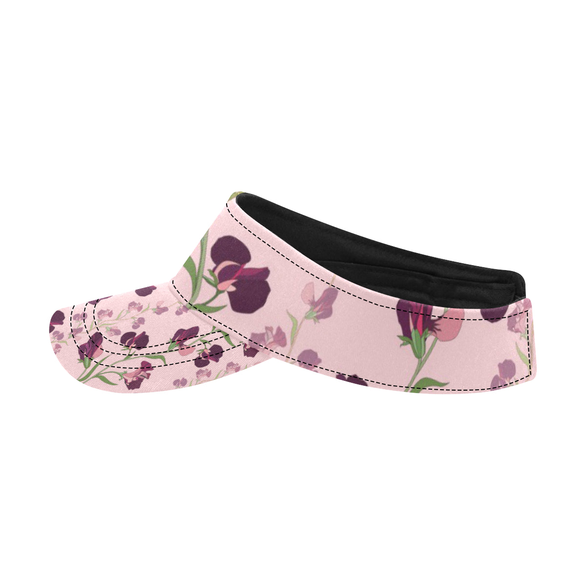 Peony Pattern Print Design PE09 Unisex Sun Visor