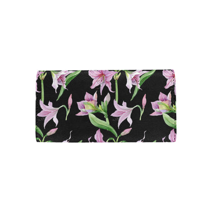 Amaryllis Pattern Print Design AL08 Women's Trifold Wallet