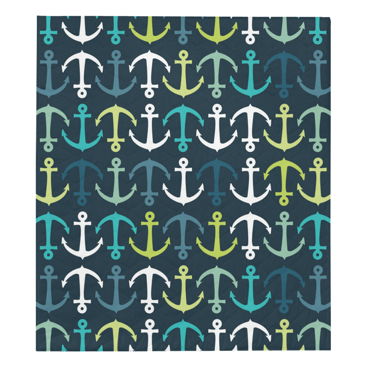 Anchor Pattern Print Design 03 Premium Quilt