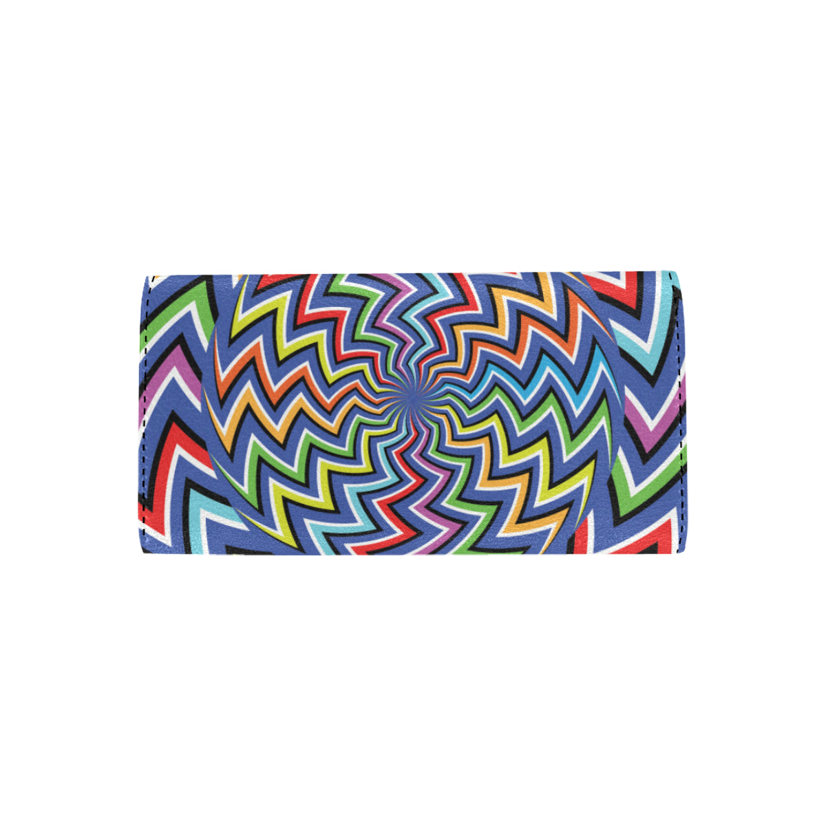 Optical illusion Pattern Print Design A02 Women's Trifold Wallet