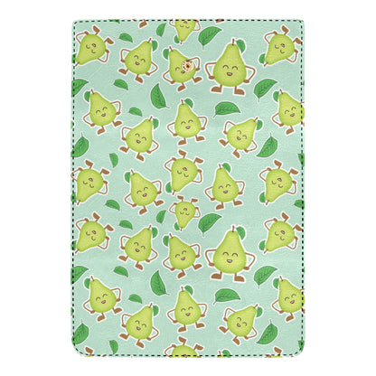 Avocado Pattern Print Design AC011 Women's Trifold Wallet