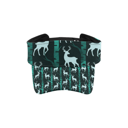 Deer Jungle Print Pattern Unisex Sun Visor
