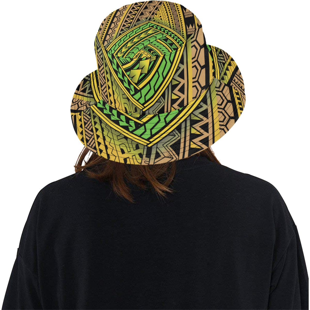 Polynesian Tribal Color Unisex Bucket Hat