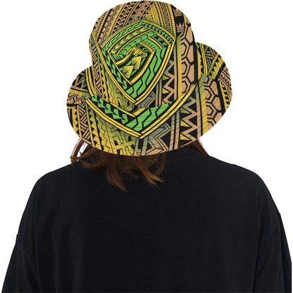 Polynesian Tribal Color Unisex Bucket Hat