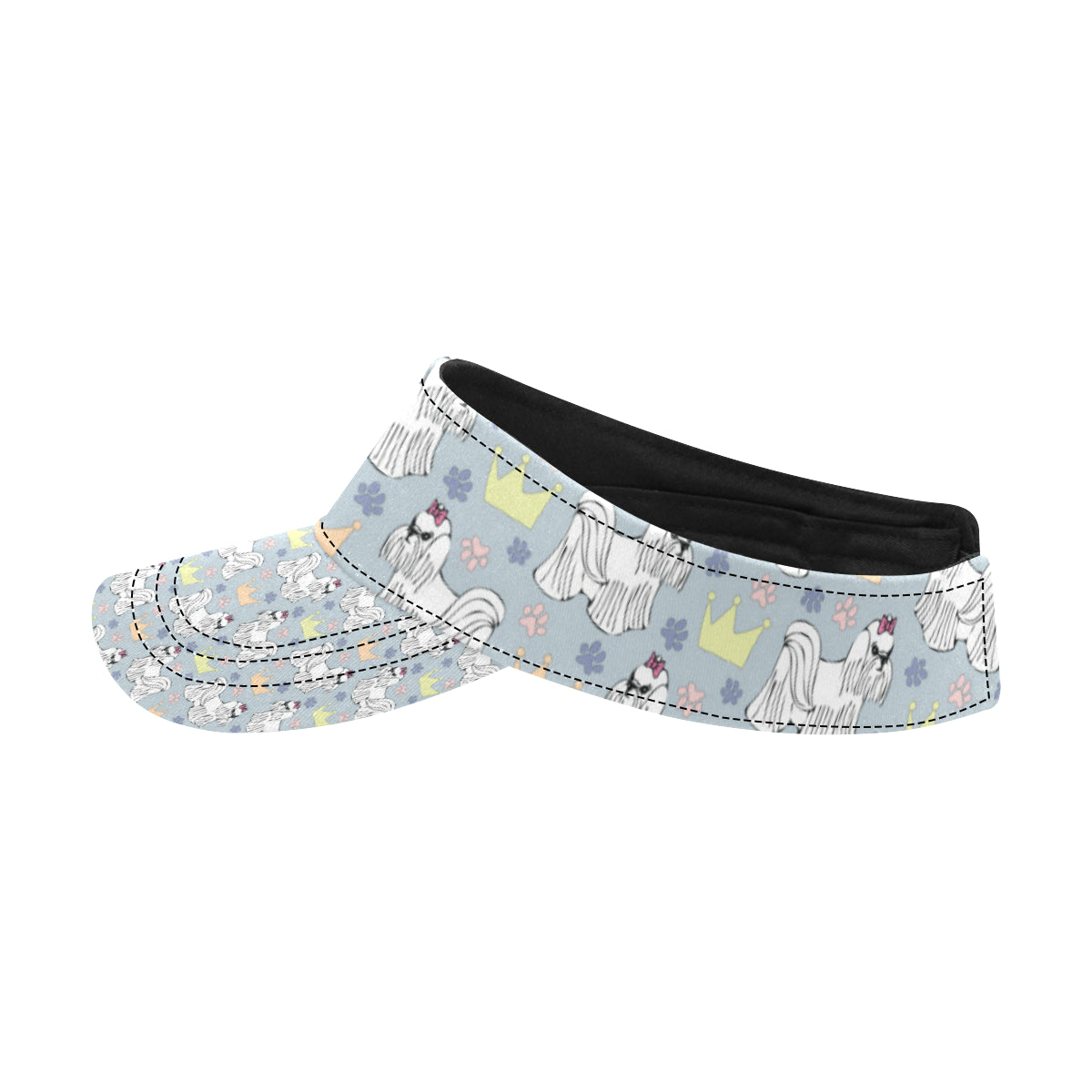 Maltese Pattern Print Design 04 Unisex Sun Visor