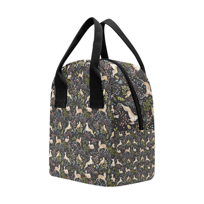 Deer Floral Jungle Insulated Lunch Bag