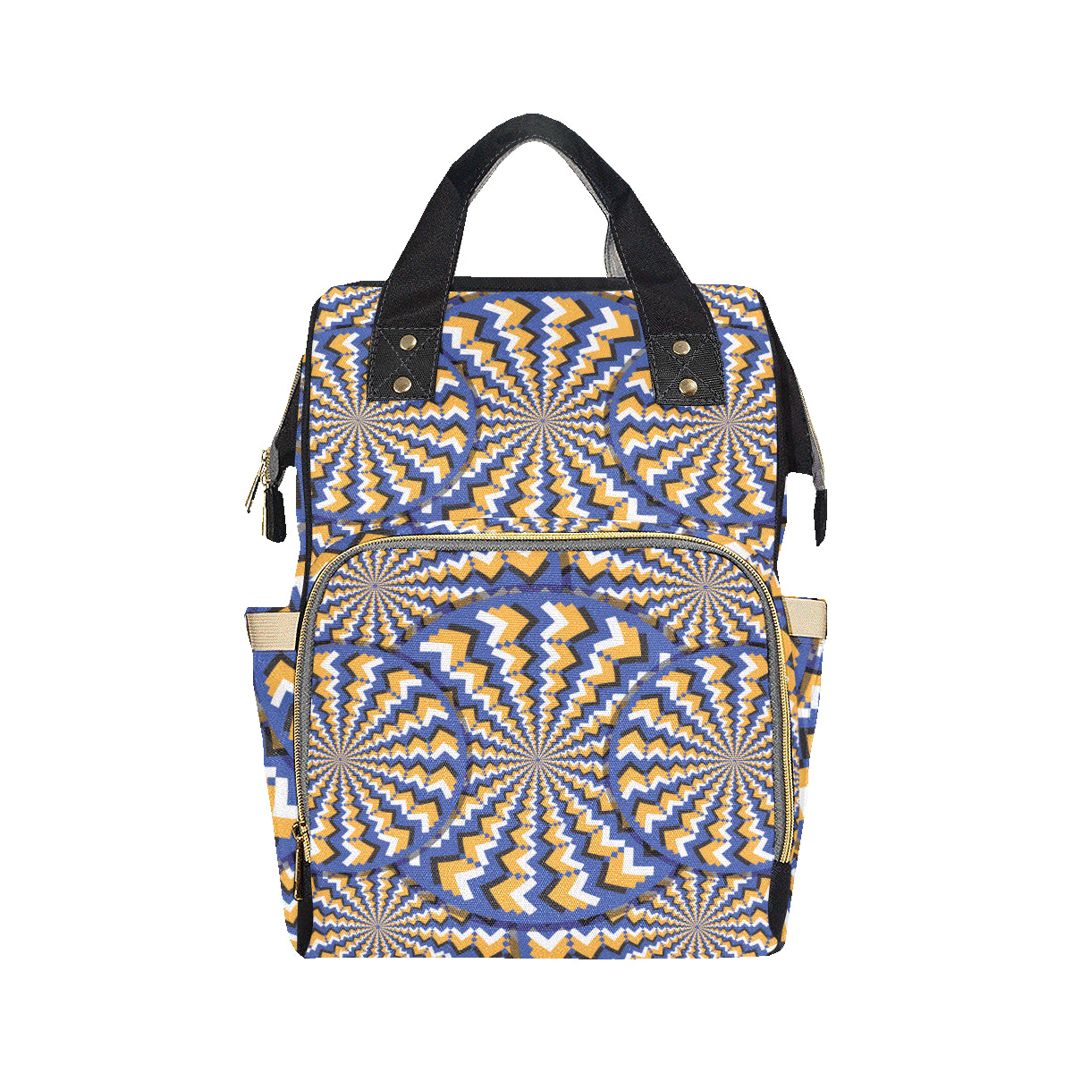 Optical illusion Pattern Print Design A01 Diaper Bag Backpack