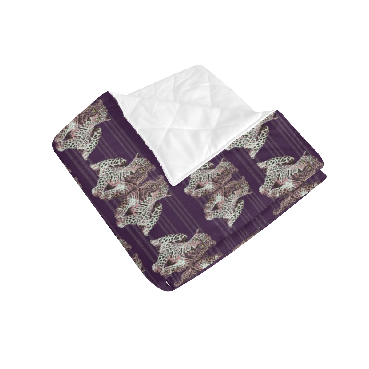Leopard Pattern Print Design 01 Premium Quilt