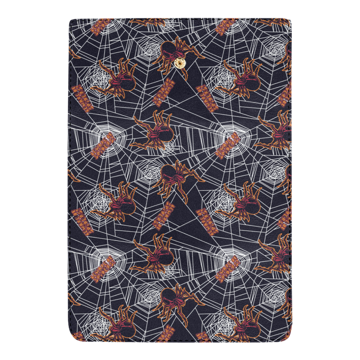 Tarantula Spiderwebs Pattern Print Design 01 Women's Trifold Wallet