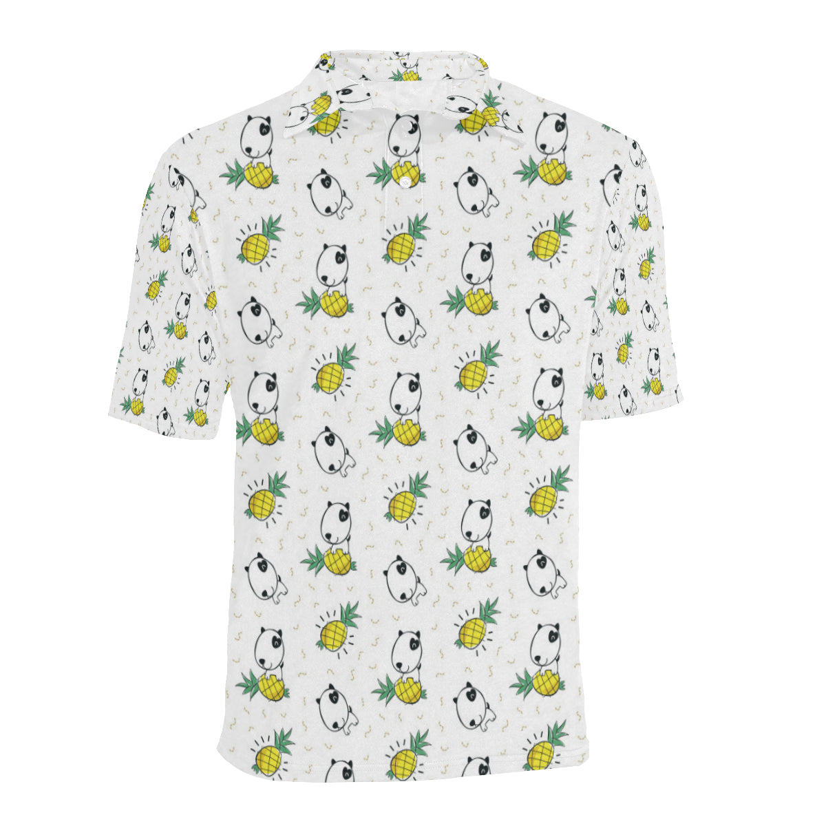 Bull Terriers Pattern Print Design 05 Men Polo Shirt
