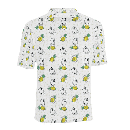Bull Terriers Pattern Print Design 05 Men Polo Shirt