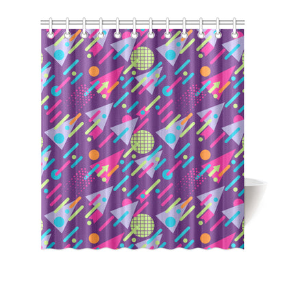 90s Pattern Print Design 4 Shower Curtain
