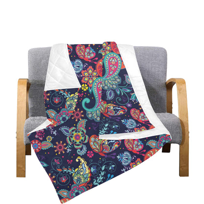 Paisley Boho Pattern Print Design A06 Premium Quilt