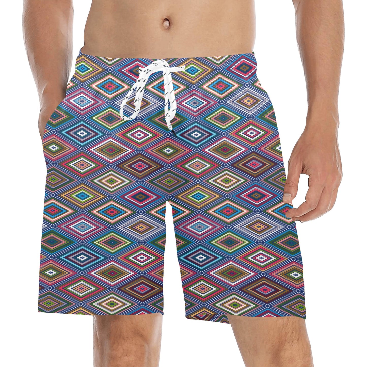 Southwestern Design Men's Swim Trunks Beach Shorts