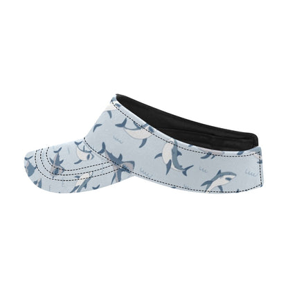 Shark Print Design LKS304 Unisex Sun Visor