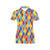 Harlequin Pattern Print Design 01 Women's Polo Shirt